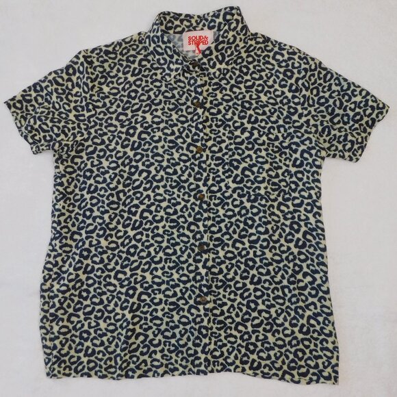 SOLID & STRIPED Cabana Shirt in Leopard | Animal Print | NWOT| Medium - Picture 2 of 8